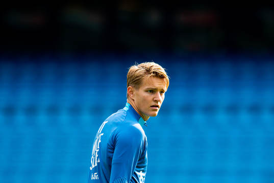 Martin Ødegaard of the Norwegian national football team
