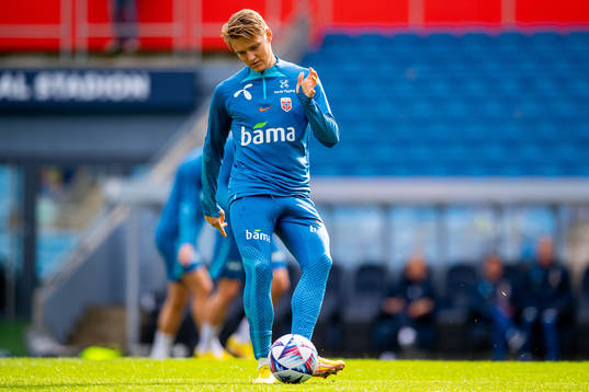 Martin Ødegaard of the Norwegian national football team