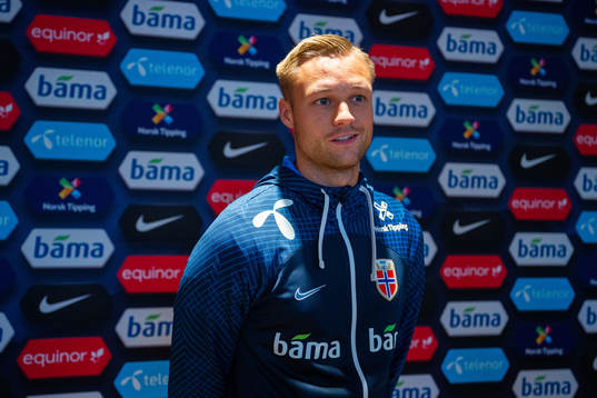 Stian Gregersen of the Norwegian national football team