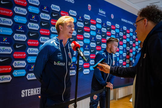 Morten Thorsby of the Norwegian national football team is