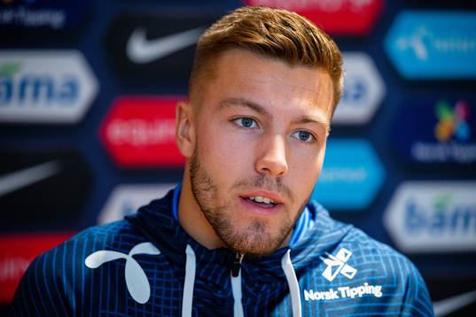 Fredrik André Bjørkan of the Norwegian national football