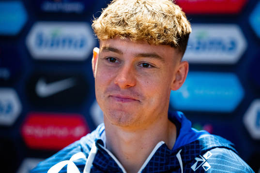 Jørgen Strand Larsen of the Norwegian national football