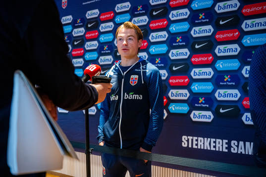Patrick Berg of the Norwegian national football team