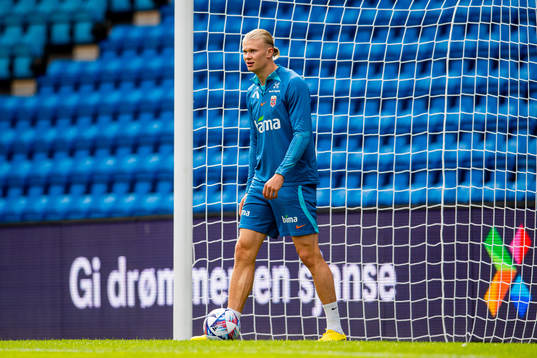 Erling Braut Haaland of the Norwegian national football team