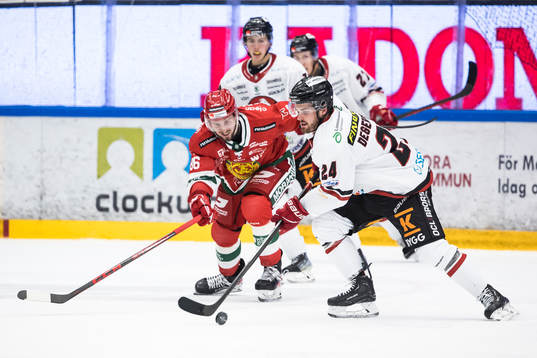 Moras Albin Grewe och Vita Hästens Arvid Degerstedt