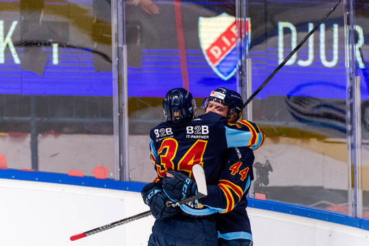 Djurgårdens Daniel Brodin och Olle Liss