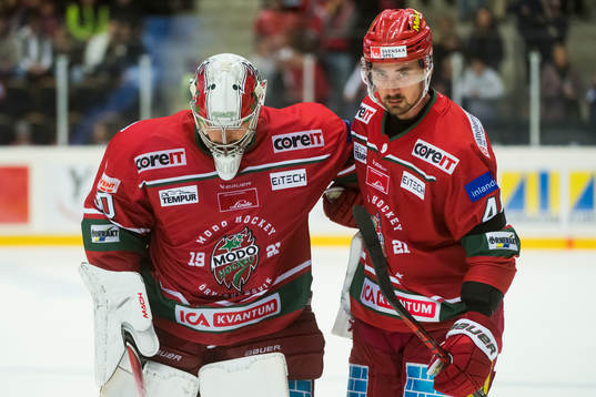 Modos målvakt Kristers Gudlevskis har ont
