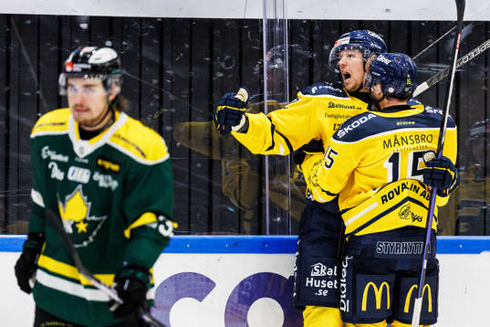 Södertäljes Viktor Liljegren jublar