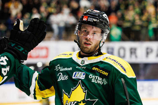 Östersunds Henrik Marklund jublar
