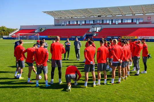 Players gather