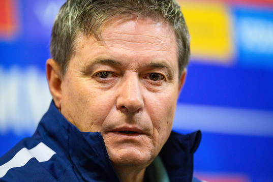 Bläddra bland fler bilder av Football, Nations League, Serbia, Press conference