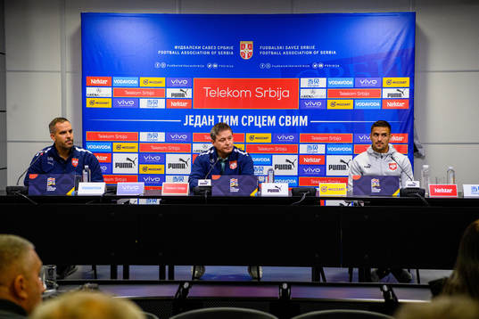 Head coach Dragan Stojkovic and Dusan Tadic