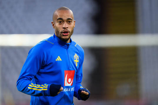 Robin Quaison of Sweden