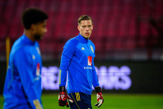 Goalkeeper Leopold Wahlstedt