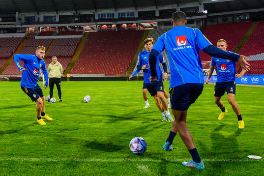 Dejan Kulusevski, Victor Nilsson Lindelöf and Ludwig