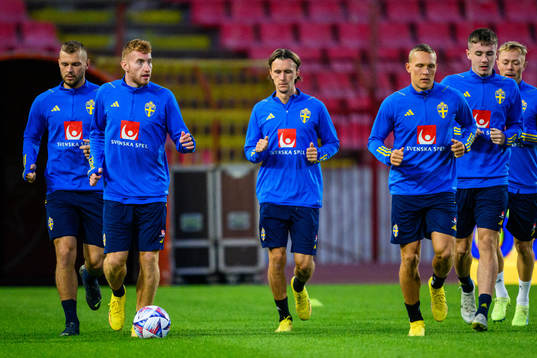 Dejan Kulusevski, Kristoffer Olsson and Ludwig Augustinsson