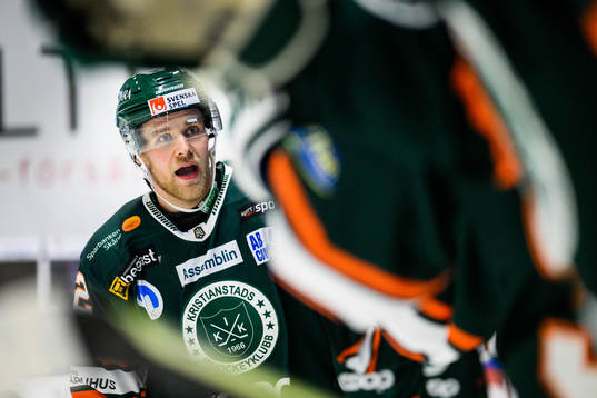 Kristianstads Roope Laavinen jublar