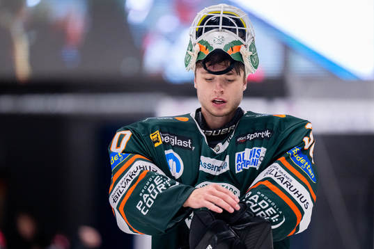 Kristianstads målvakt Filip Larsson