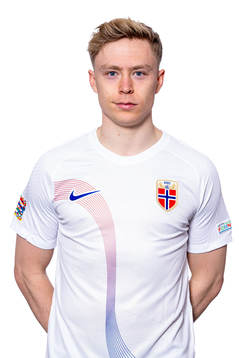 Ola Brynhildsen of the Norwegian national football team