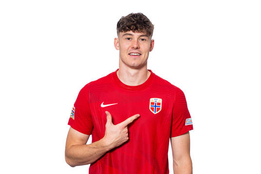Jørgen Strand Larsen of the Norwegian national football