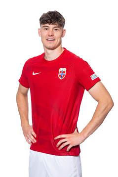 Jørgen Strand Larsen of the Norwegian national football