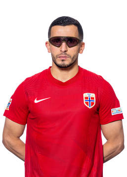 Omar Elabdellaoui of the Norwegian national football team