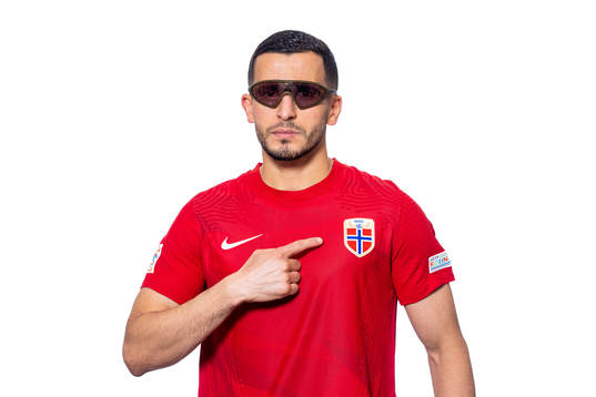 Omar Elabdellaoui of the Norwegian national football team