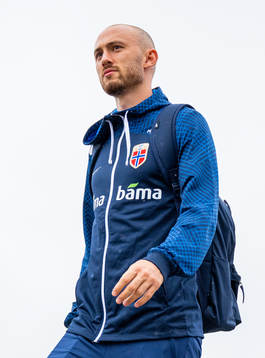 Fredrik Aursnes of the Norwegian national football team
