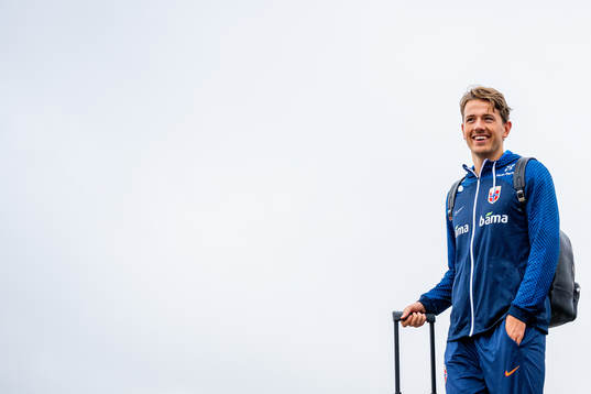 Sander Berge of the Norwegian national football team
