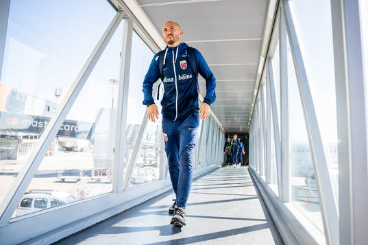 Fredrik Aursnes of the Norwegian national football team