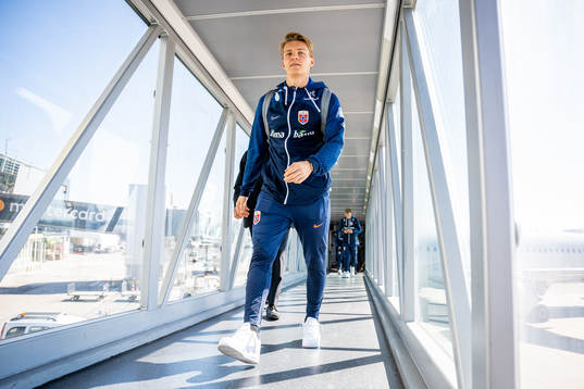 Martin Ødegaard of the Norwegian national football team