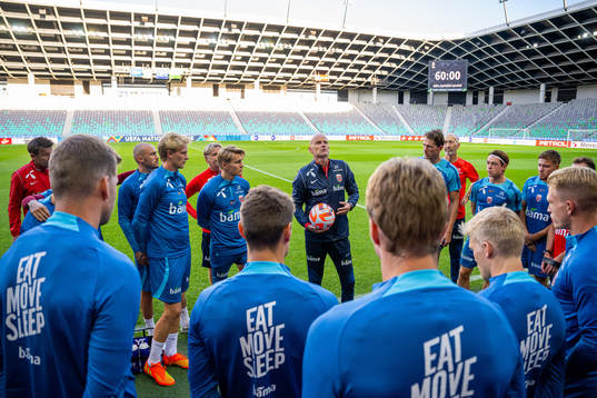 Ståle Solbakken, head coach of the Norwegian national