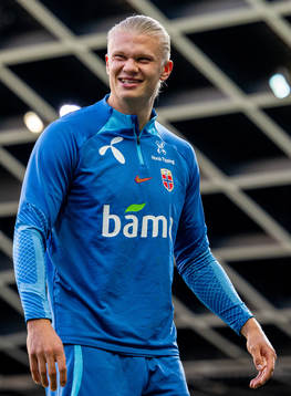 Erling Braut Haaland of the Norwegian national football team