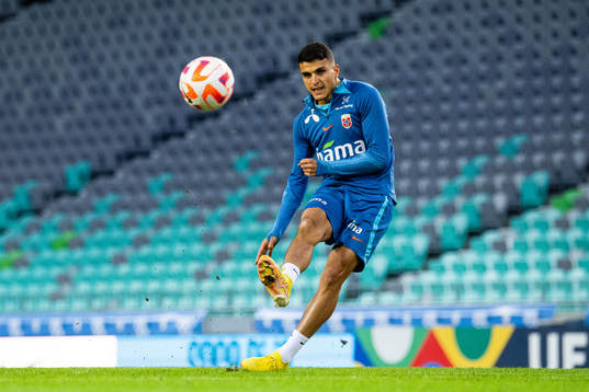 Mohamed Elyounoussi of the Norwegian national football team