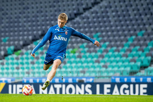 Ola Brynhildsen of the Norwegian national football team