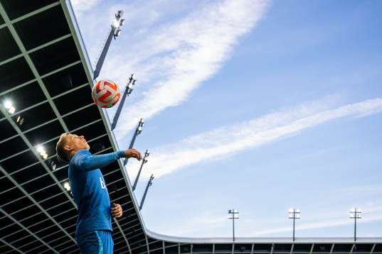 Marcus Holmgren Pedersen of the Norwegian national football