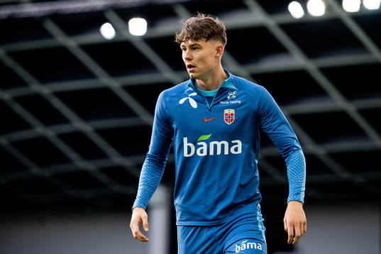 Jørgen Strand Larsen of the Norwegian national football