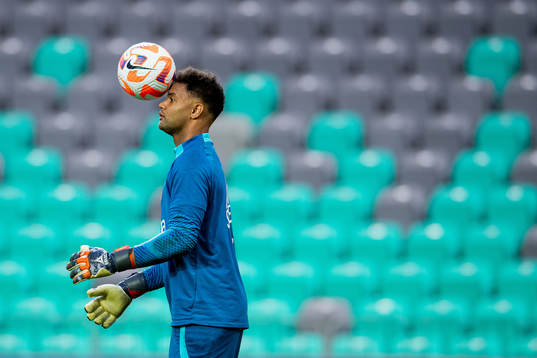 Goalkeeper Sten Grytebust of the Norwegian national