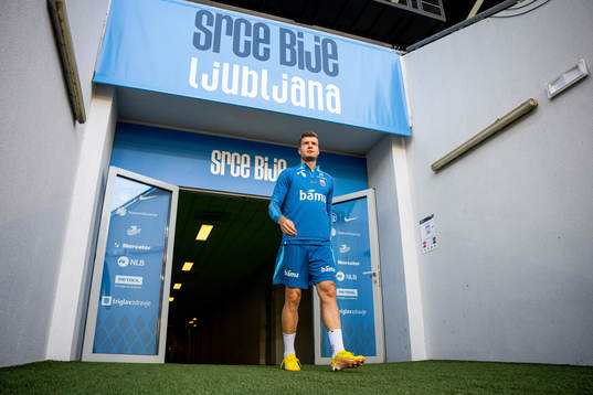 Alexander Sørloth of the Norwegian national football team