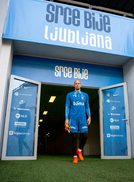 Goalkeeper André Hansen of the Norwegian national football