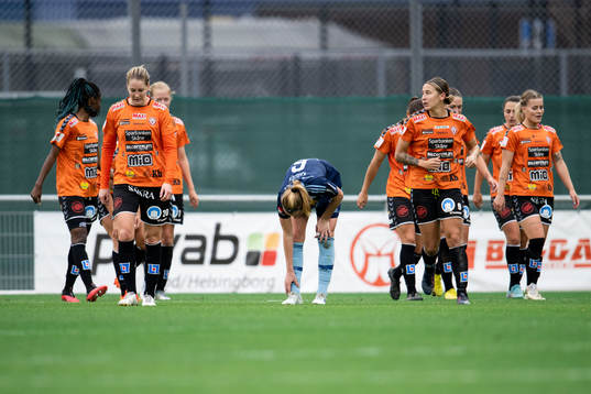 Djurgårdens Kamilla Lilhammer Karlsen deppar