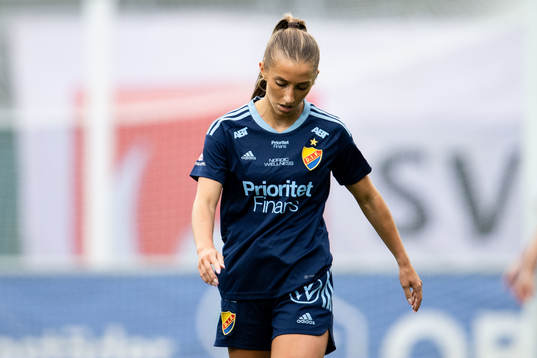 Djurgårdens Tilde Lindwall deppar