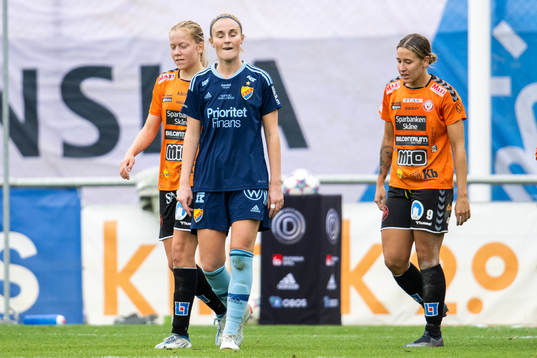 Djurgårdens Kamilla Lilhammer Karlsen deppar
