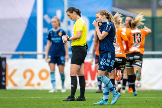 Djurgårdens Tove Almqvist deppar