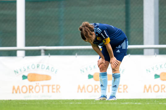Djurgårdens Nellie Lilja deppar