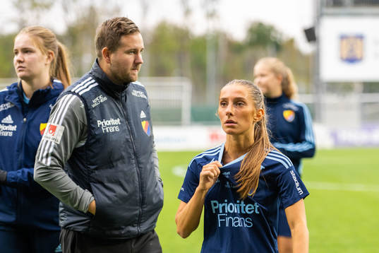Djurgårdens Tilde Lindwall deppar
