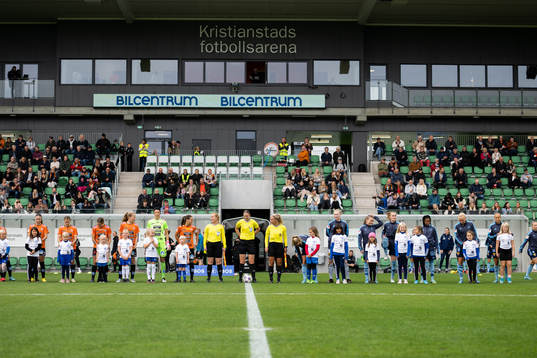 Djurgårdens och Kristianstads spelare