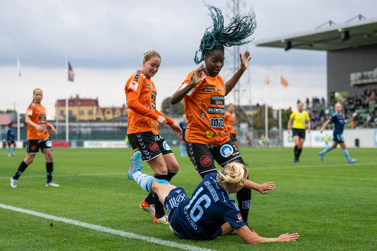 Djurgårdens Stinalisa Johansson mot Kristianstads Mia