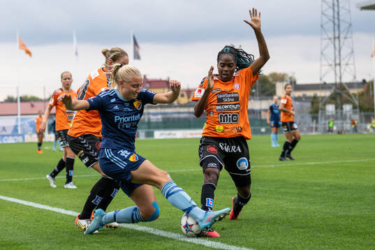 Djurgårdens Stinalisa Johansson mot Kristianstads Mia
