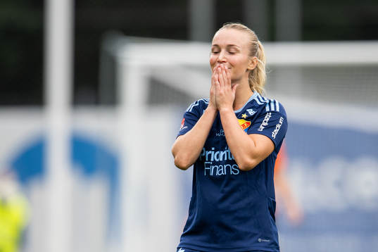Djurgårdens Tove Almqvist deppar